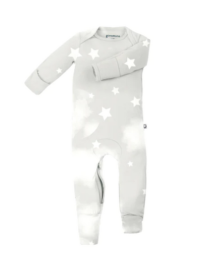 Moons & Stars | Convertible Bamboo Footie