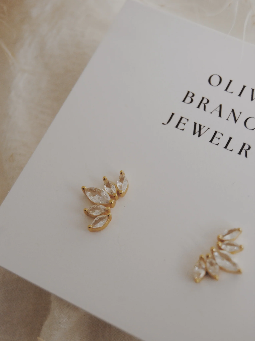 Marquise Arch Stud Earrings