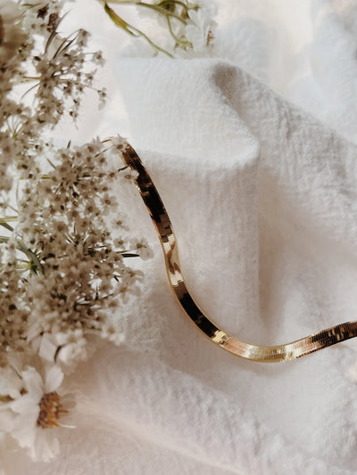 Herringbone Chain Bracelet | Gold & Silver