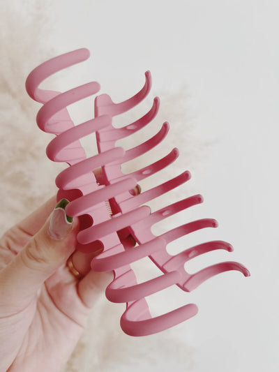 Dusty Pink Claw Clip