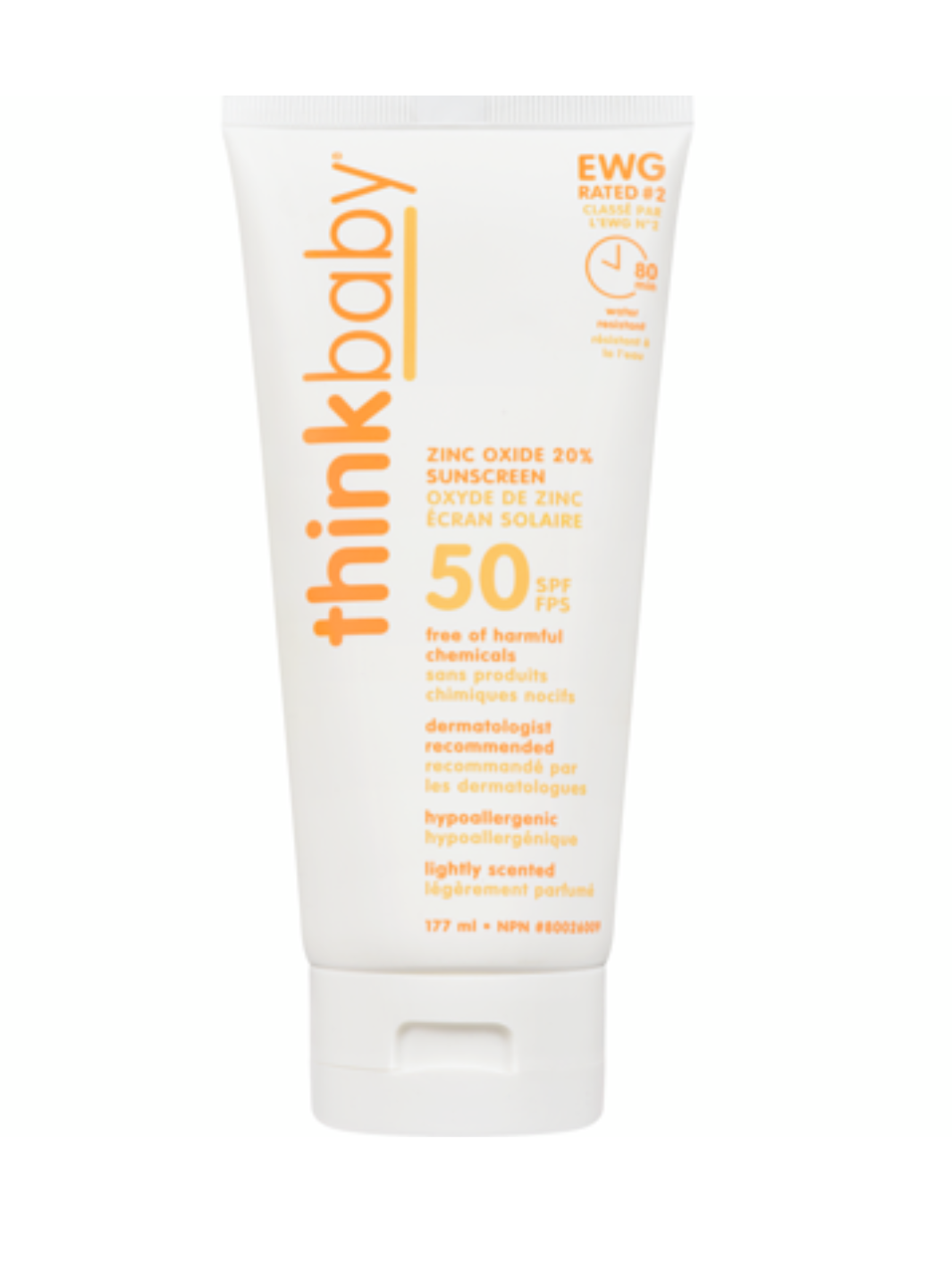 THINK Baby Mineral Sunscreen SPF 50+ | 177ml