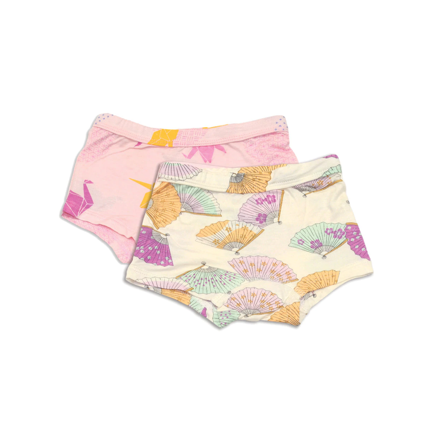 Bamboo Boyshorts Underwear 2 pack | Origami (2T-5T)