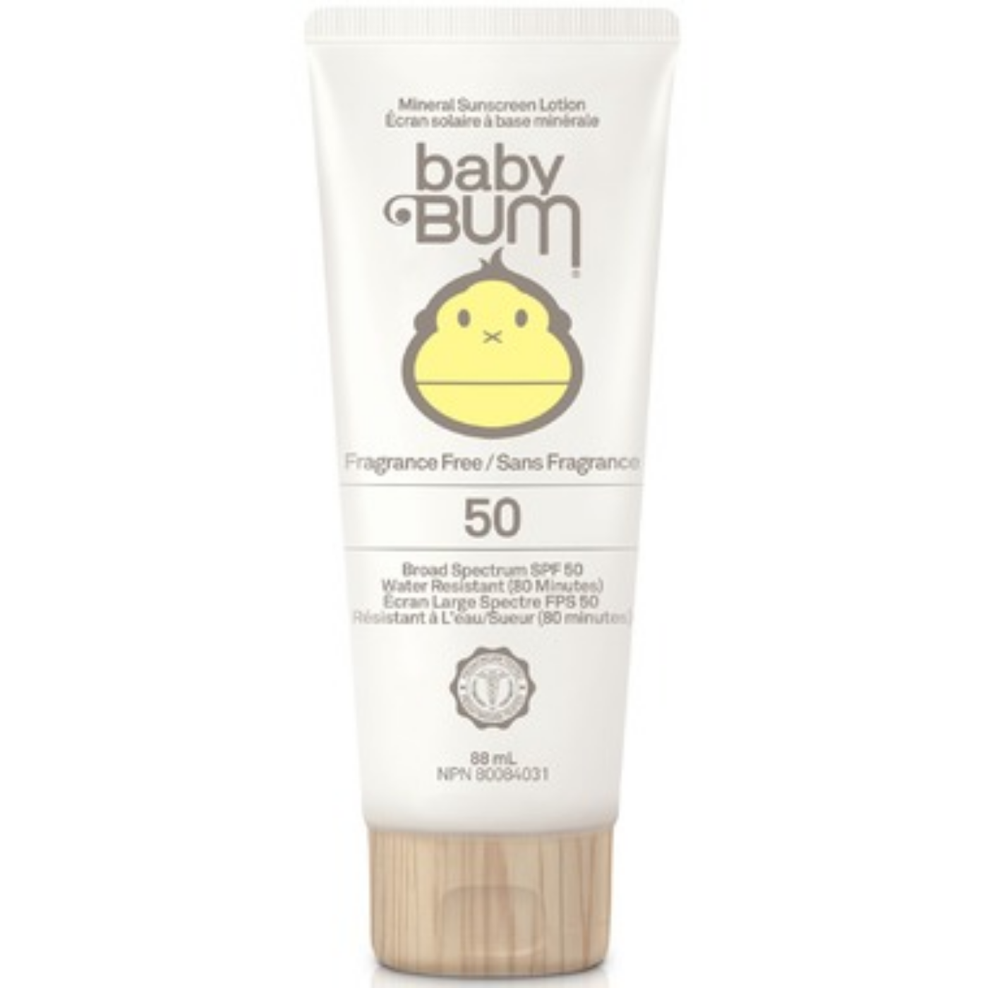 Baby Bum Mineral Sunscreen Lotion SPF 50 Fragrance Free - 88ml