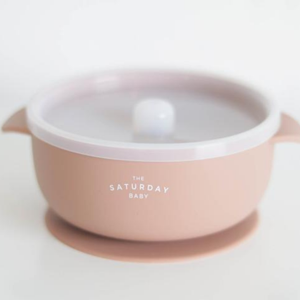 Coral Suction Bowl with Lid