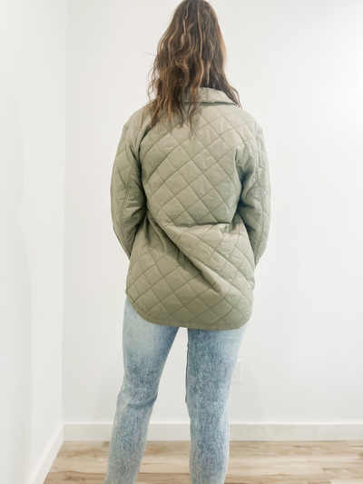 Quilted Light Puffer Jacket (XS & S)