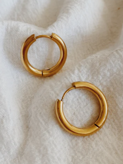 Absolutely Hooped Earrings (Rose Gold, Gold & Silver)