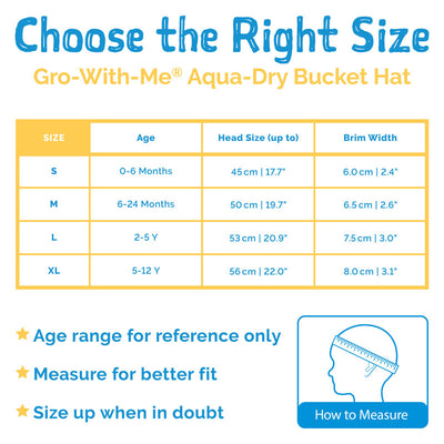 Black Aqua-Dry Bucket Sun Hat